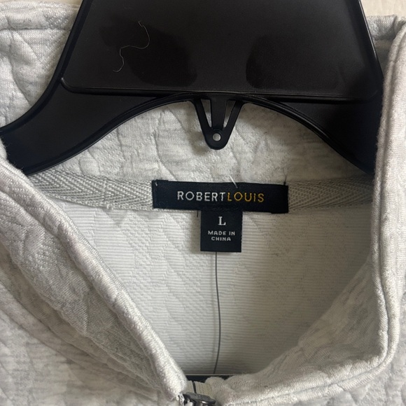 Robert Louis Light Gray Quilted Jacket - Picture 2 of 8